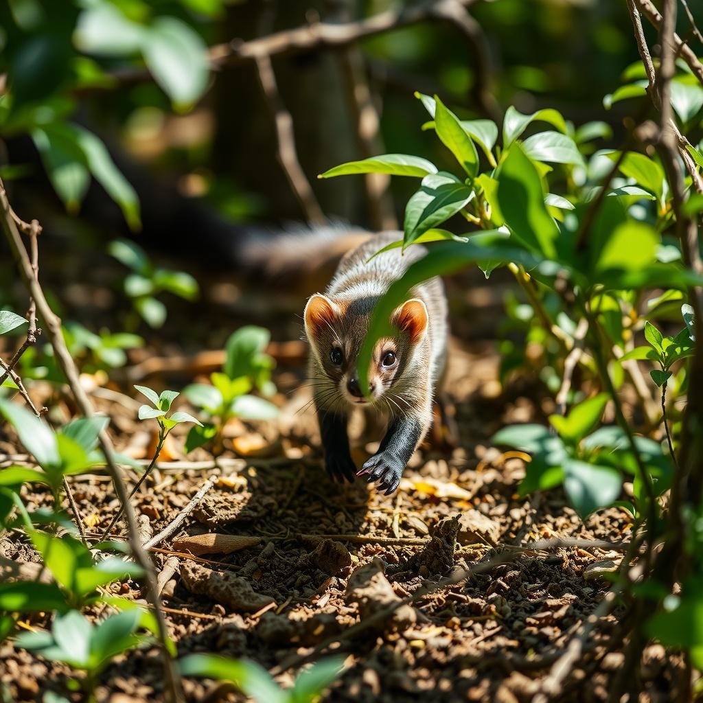 Agile Hunting Method of the Marten