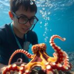 Mimic Octopus Master of Disguise in the Sea Transforming Like Venom