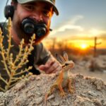 Rabbit Eared Gecko with Cuteness and Camouflage