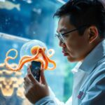 Glass Octopus a Sea Creature with a Transparent Body