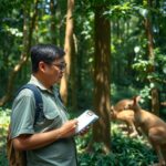 Tree Kangaroo a Unique Kangaroo Climbing the Forest
