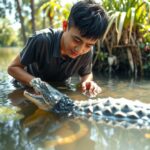 Alligator Snapping Turtle Powerful Jaw Aquatic Reptile