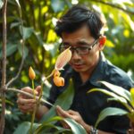 Monkey Orchid Resembling a Monkey Face