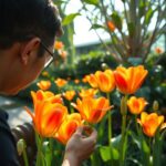 African Tulip Tree A Tulip Tree Blooming Like Flames