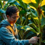 Amazonian Banana Coloring the Tropical Garden