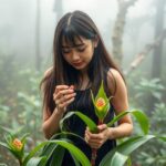 Bromeliad of the Cloud Forest Mysterious Tropical Plant of the Cloud Forest