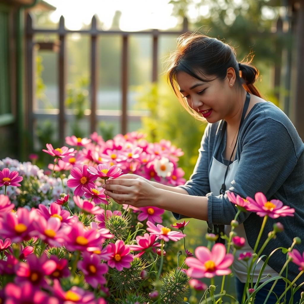 Black Flower with Chocolate Cosmos Scent