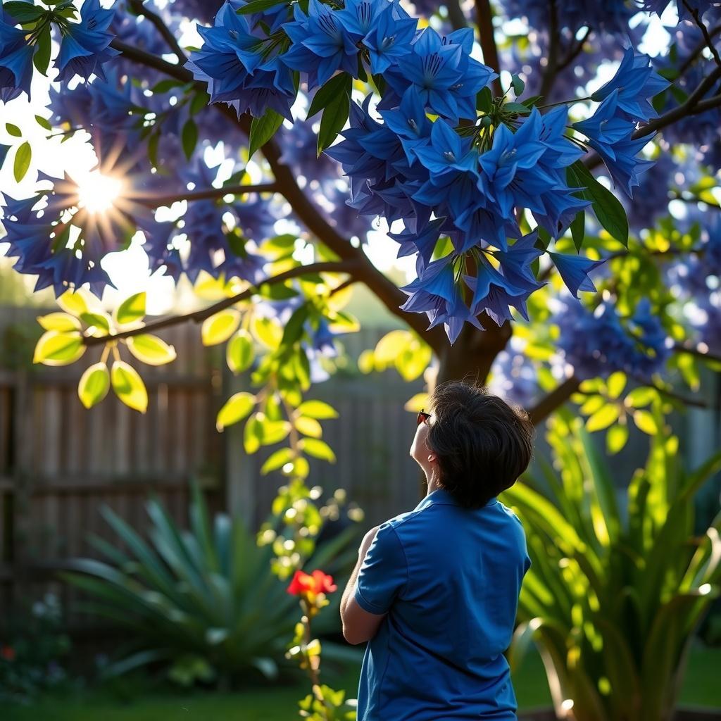Blue Charm of the Blue Jacaranda
