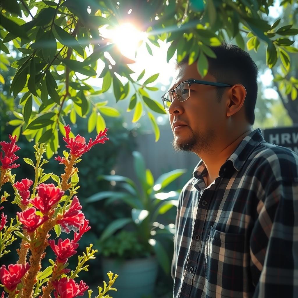 Red Coral Tree with Coral Red Flowers