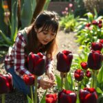 Symbol of Black Tulip Black Flower